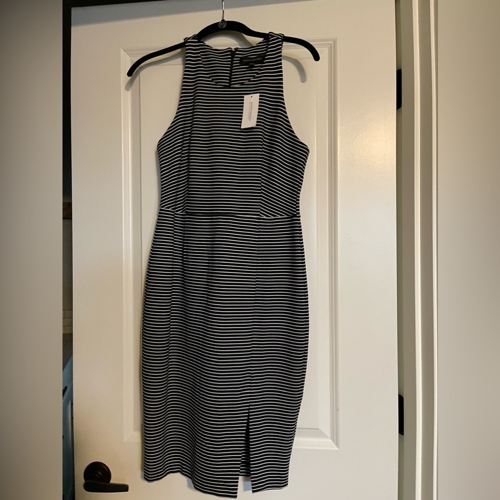 Banana Republic fitted striped dress- size 4